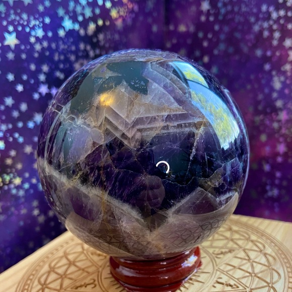 Mother Earth Other - Dream Amethyst Crystal Sphere!